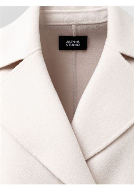 Double-breasted Peacoat in Pure Wool ALPHA STUDIO |  | AD-8610N2370